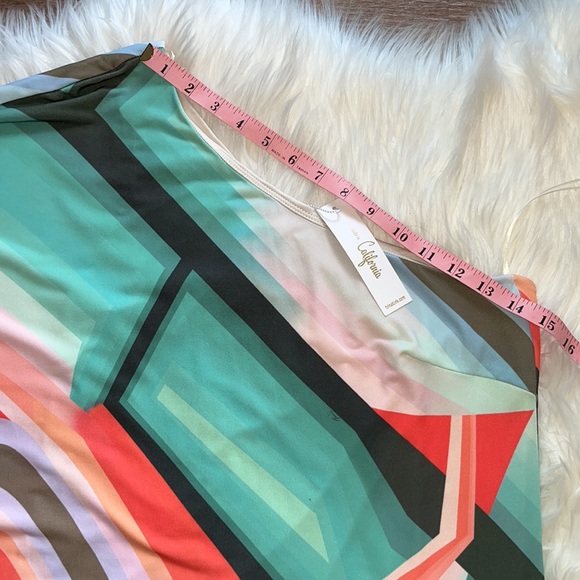 NWT Trina Turk “Sausalito” One Shoulder Maxi Dress - Picture 8 of 16